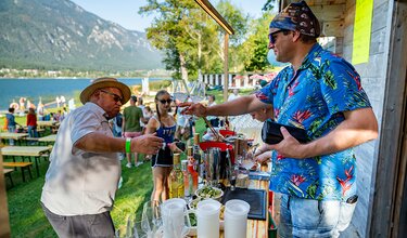 Beachparty im Oswaldbad am Pressegger See