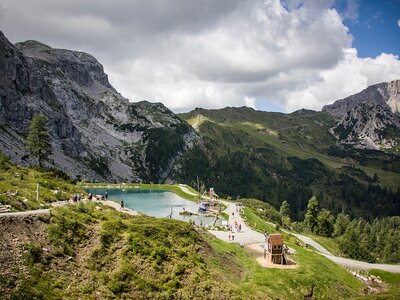 Blick auf den Aqua Trail